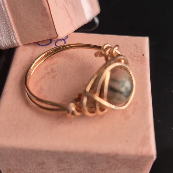 Elegant Copper Wire Wrapped Ring - Picture 7 of 9